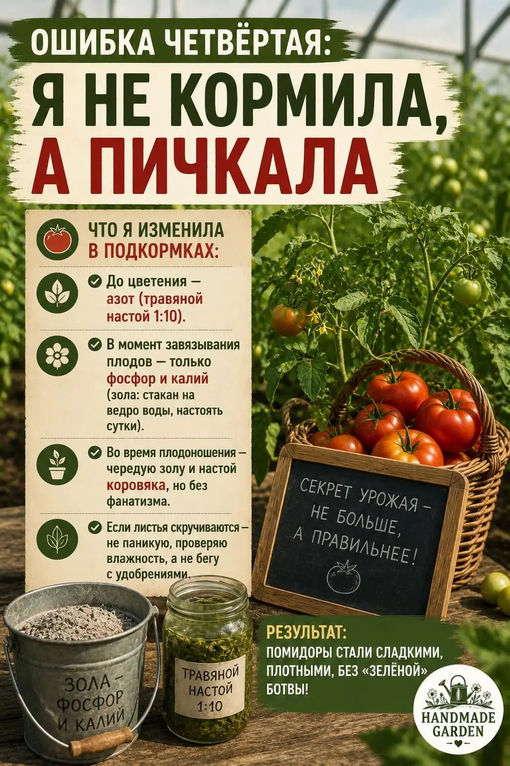 Я была щедра на удобрения