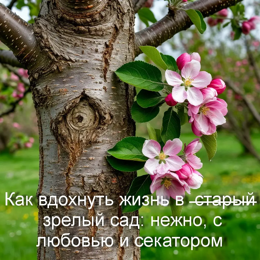 Как вдохнуть жизнь в ̶с̶т̶а̶р̶ы̶й̶ зрелый сад: нежно, с любовью и секатором Как вдохнуть жизнь в ̶с̶т̶а̶р̶ы̶й̶ зрелый сад: нежно, с любовью и секатором
