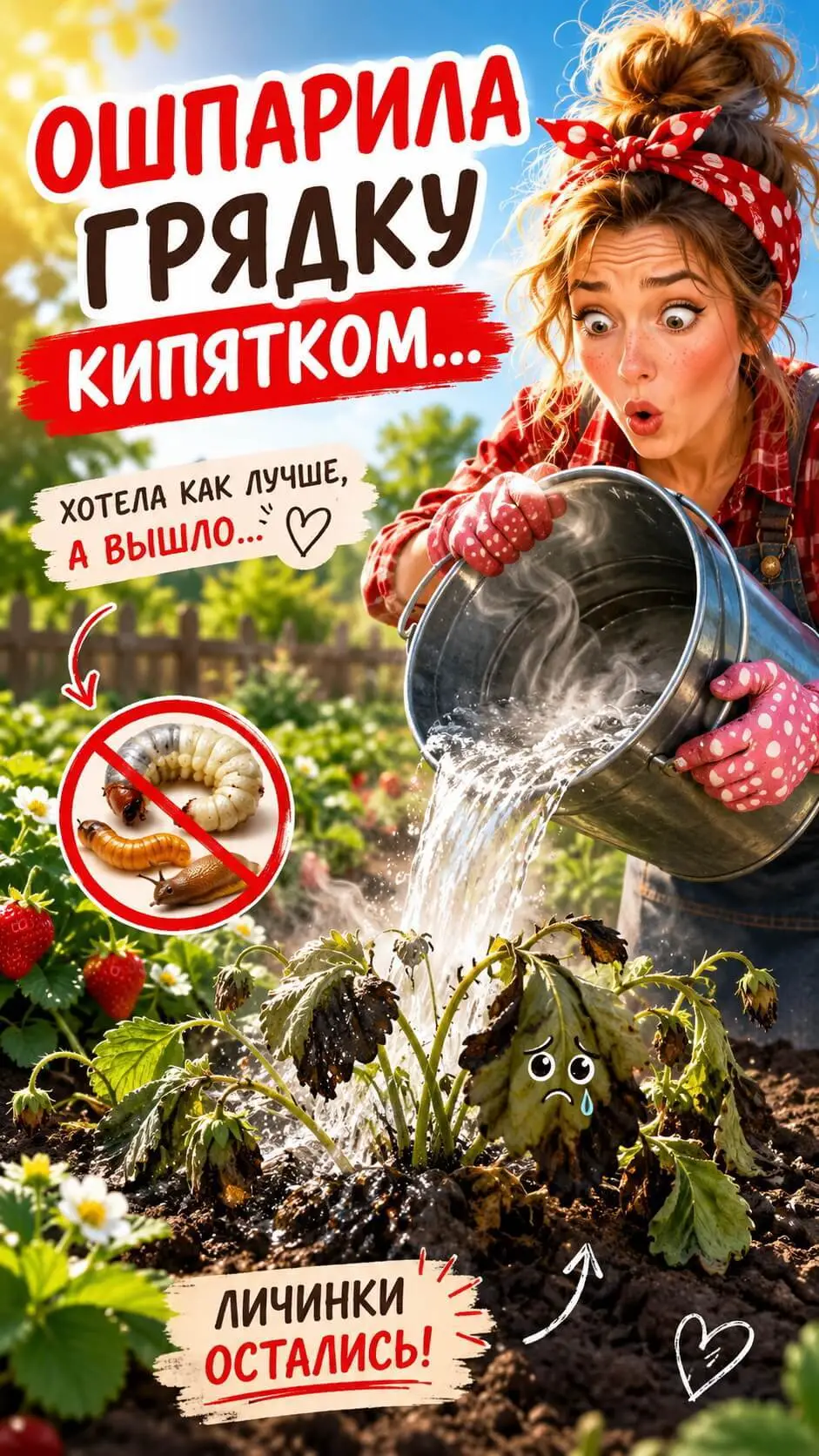 Ошпаривание кипятком: как я грела землю и что из этого вышло