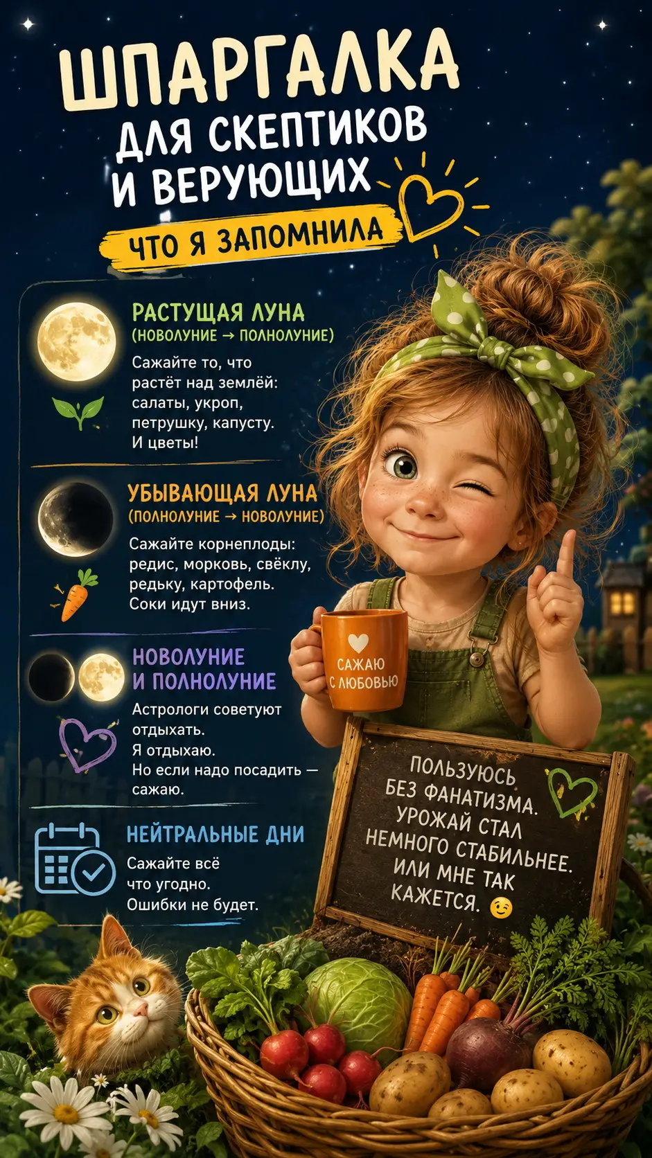 Так верить лунному календарю или нет? Мой ответ