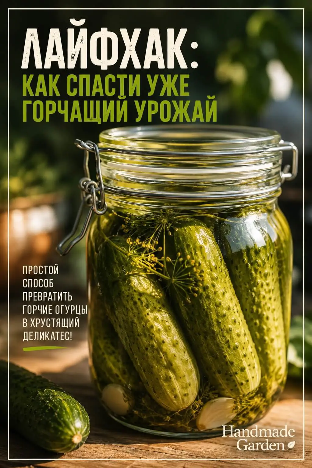 Как я спасаю урожай, если огурцы уже горчат