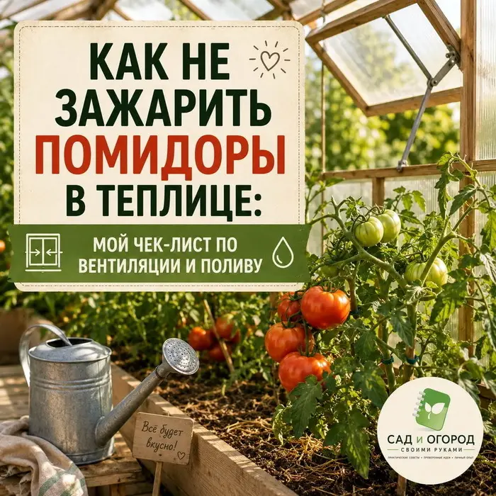 Как не зажарить помидоры в теплице