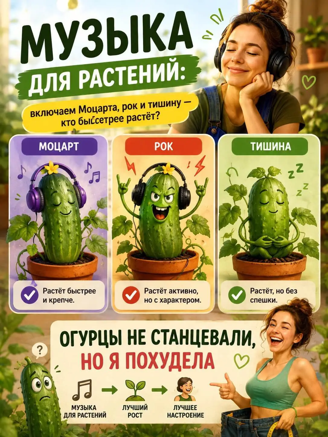 Растения любят музыку? Мой эксперимент