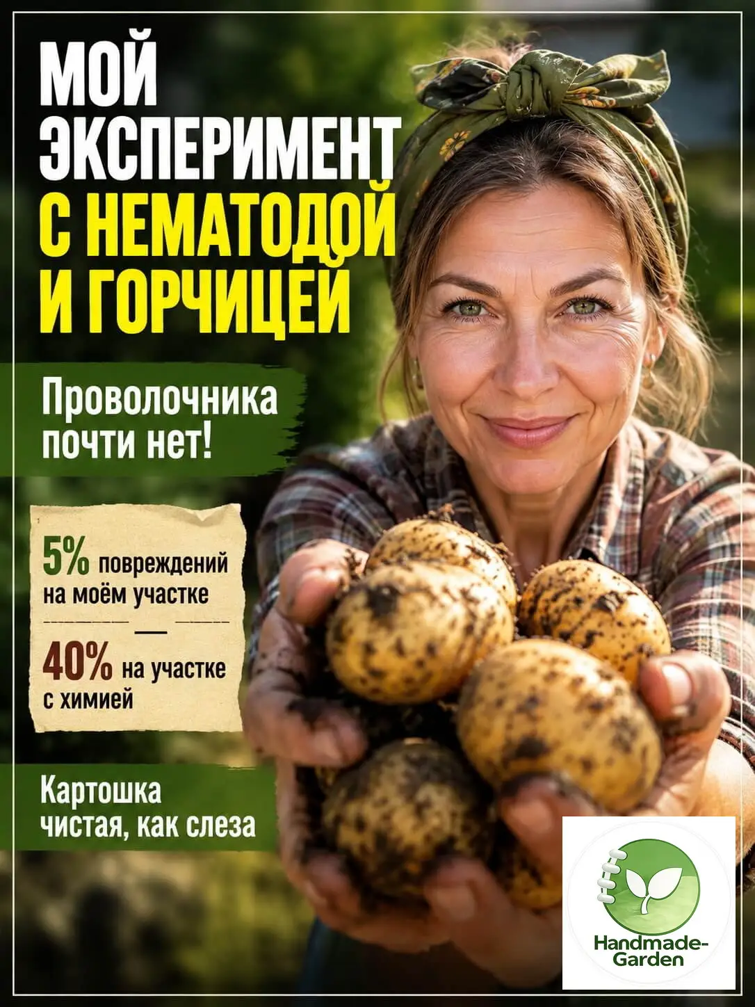 Горчица и нематода против проволочника