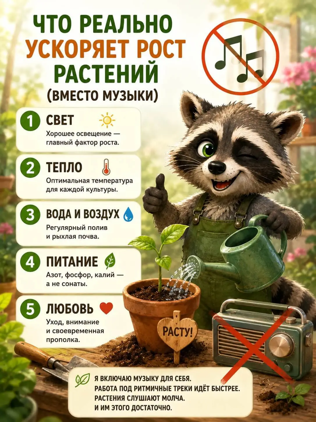 Почему мы верим в пользу музыки для растений