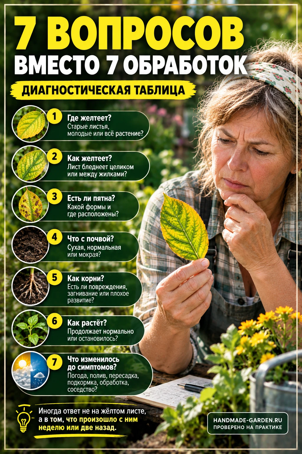 Когда лист жёлтый
