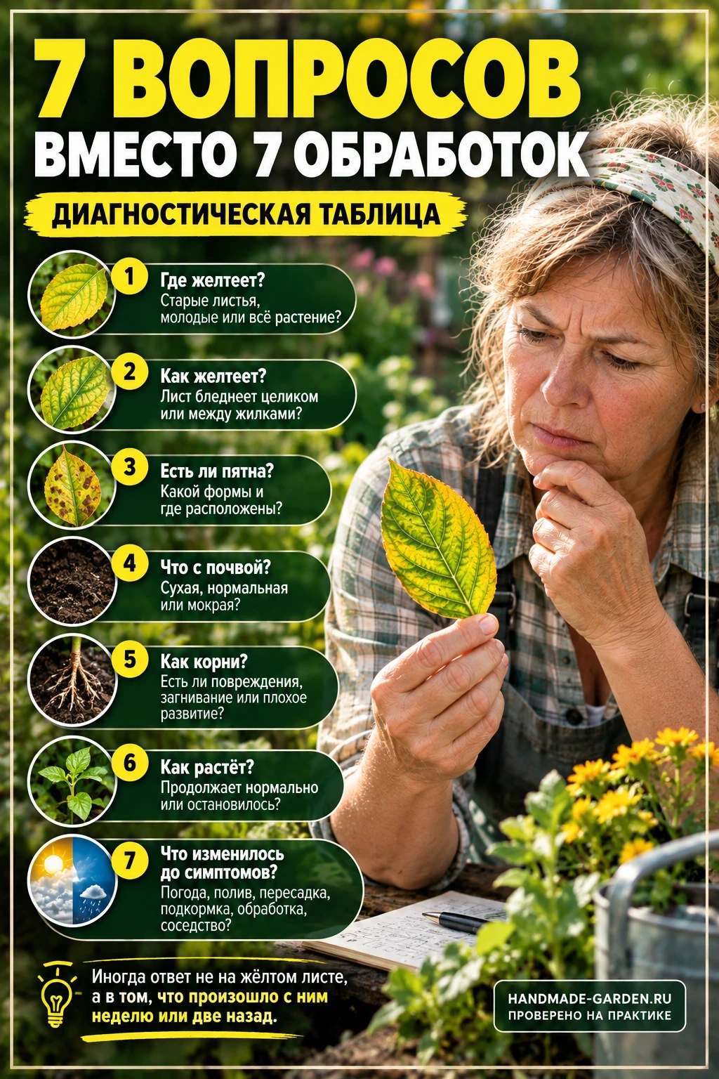 Когда лист жёлтый