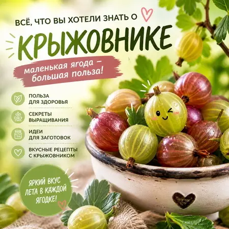 Крыжовник - секреты урожайных кустов