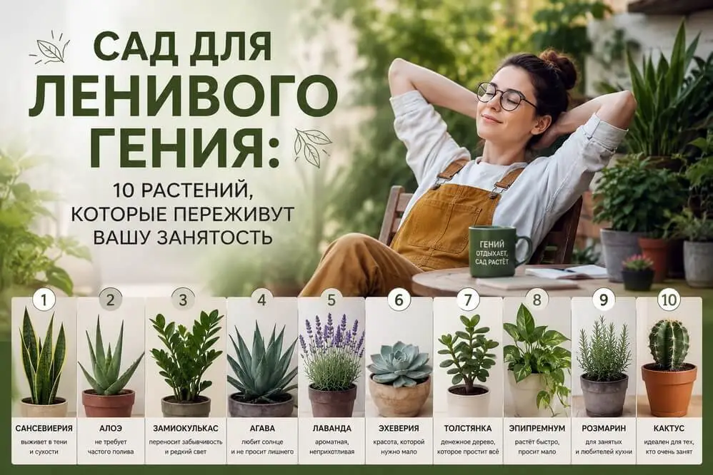 Топ-10 ленивых культур для дачи: посадил и забыл