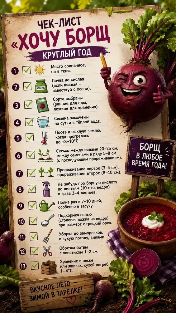Борщ из свеклы