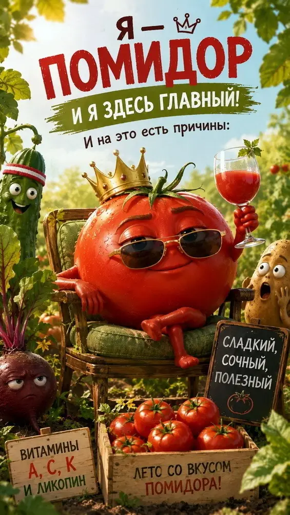 Почему помидор считает себя главным на вашей грядке