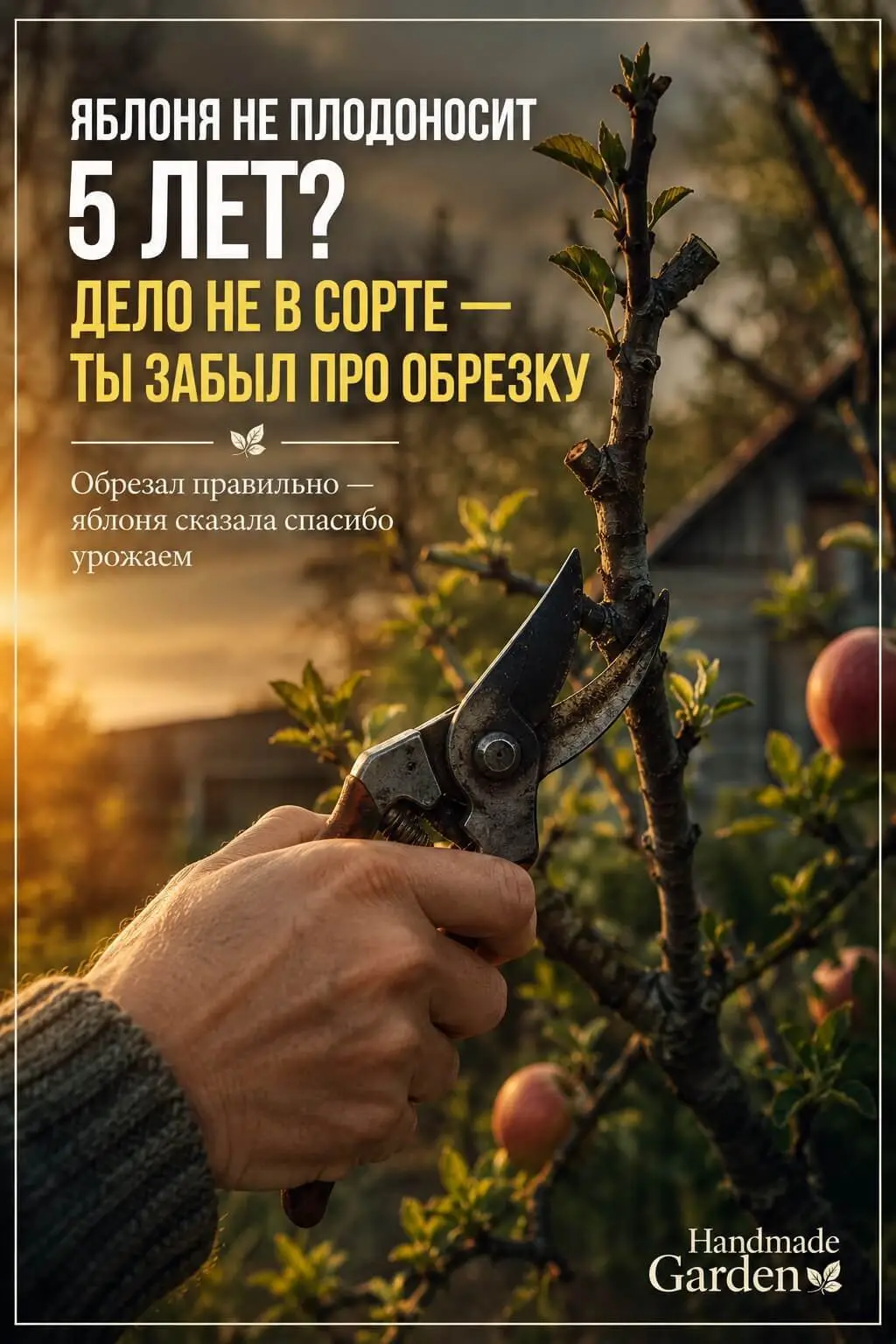 Что делать, если яблоня уже сильно запущена
