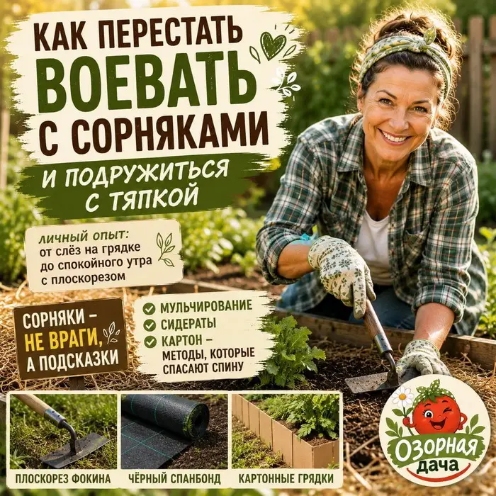 Как перестать воевать с сорняками