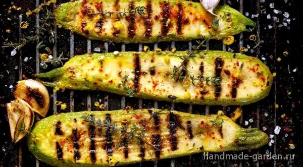 Как приготовить кабачки на мангале