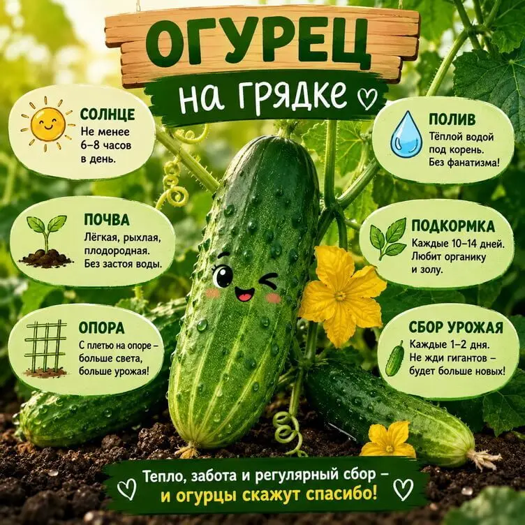 Как огурец превращает обычный огород в зелёный хаос и почему это даже хорошо
