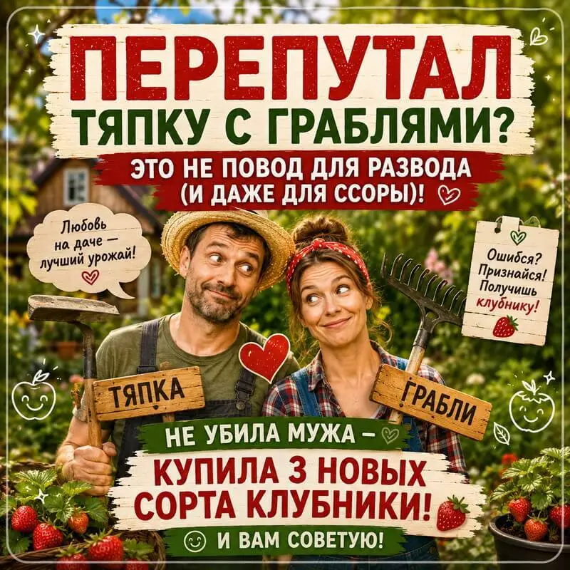 Муж выкорчевал всю клубнику, а я не ругалась. Вот почему
