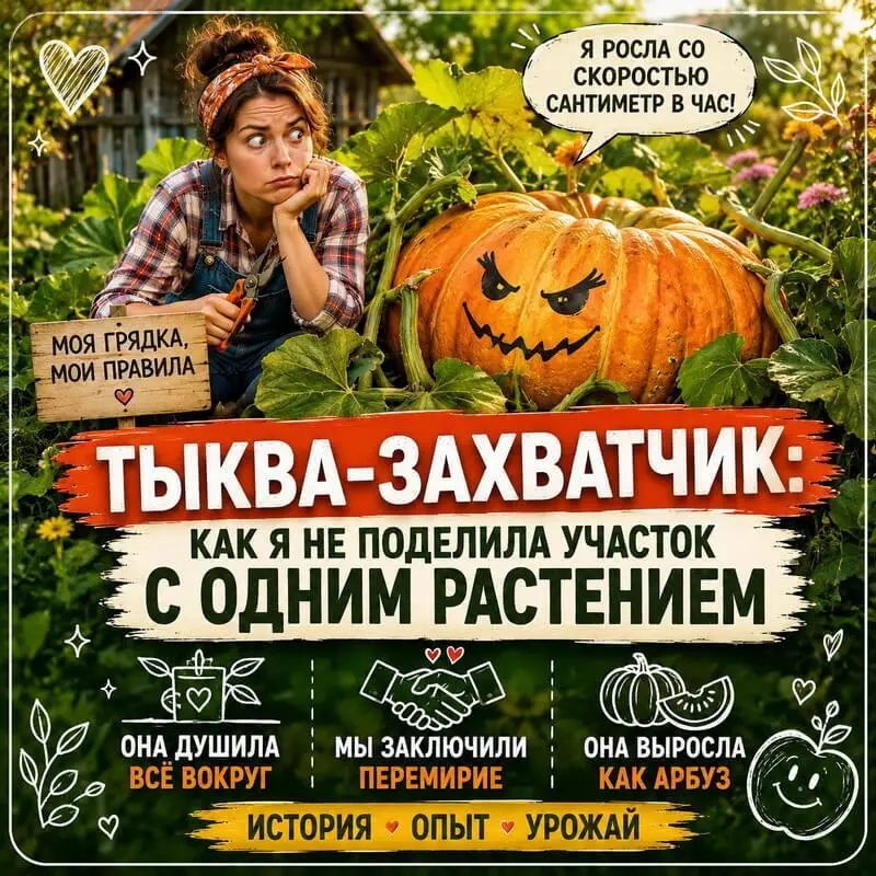 Формирование тыквы: как получить крупные плоды и не дать ей разрастись