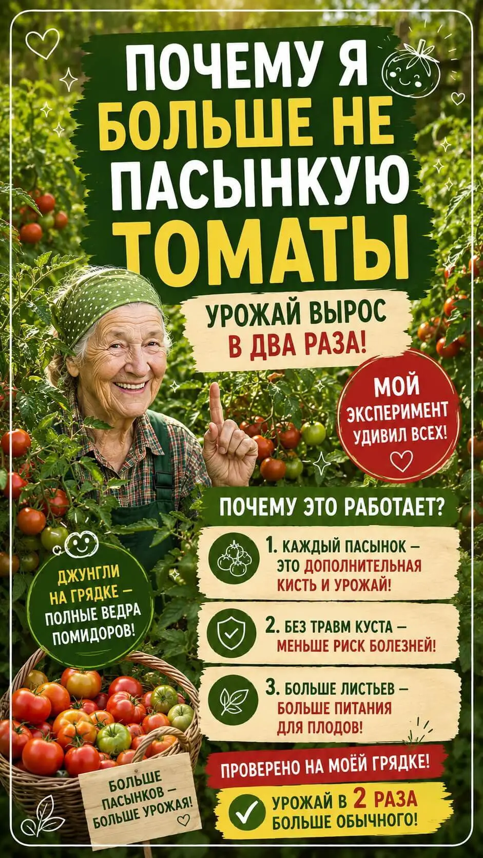 При каких условиях можно не пасынковать