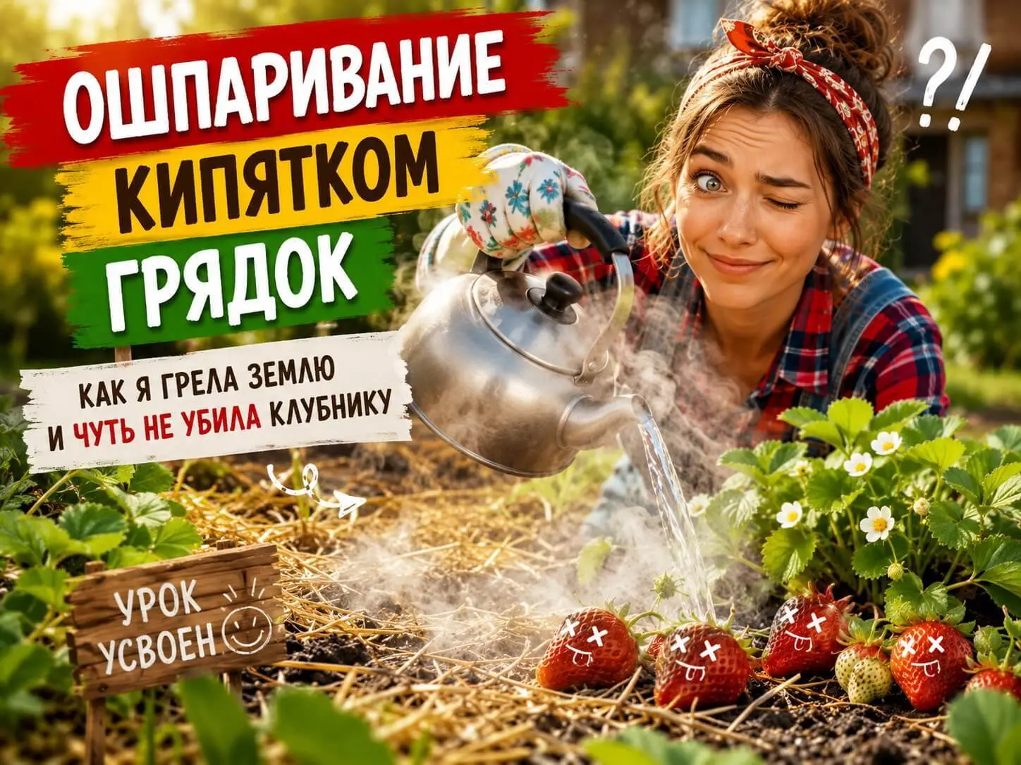 Ошпаривание кипятком: как я грела землю