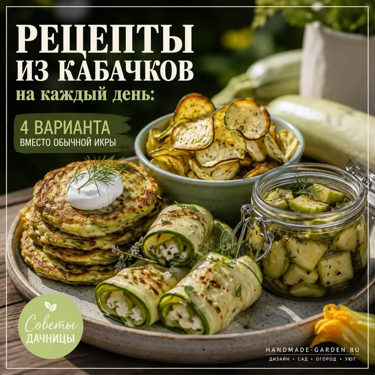 Что приготовить из кабачков