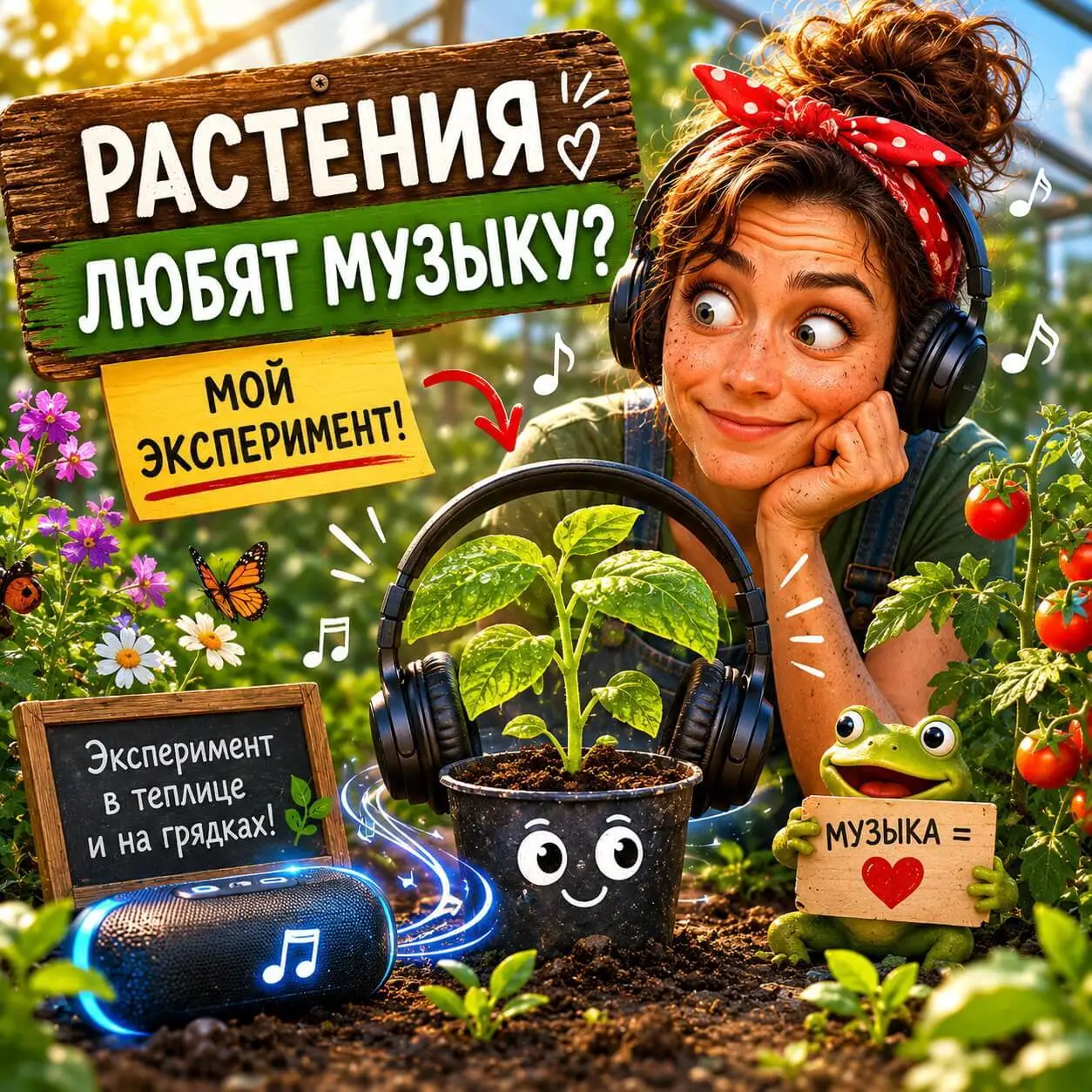 Я сделала вывод: растения не нуждаются в музыке